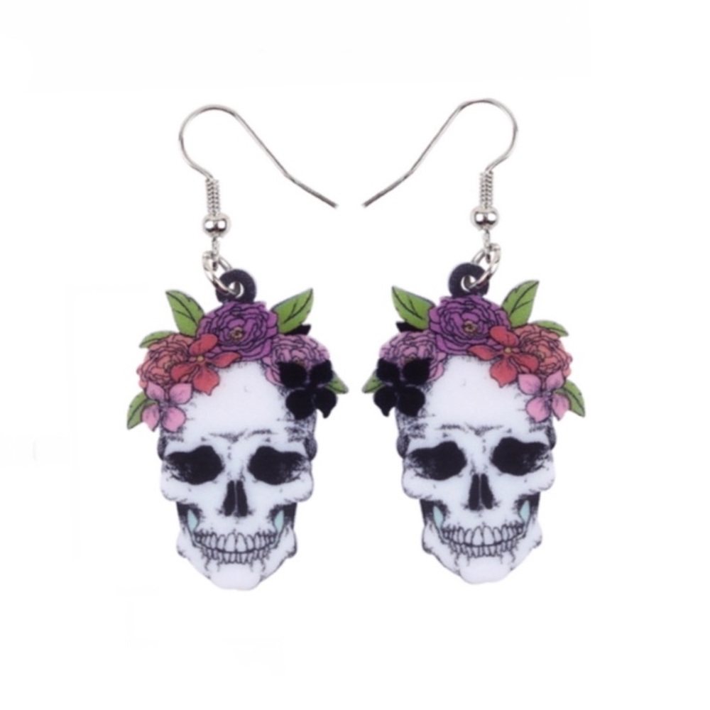 FREE SHIPPING | Double-Sided Acrylic Dangle Earrings NWT